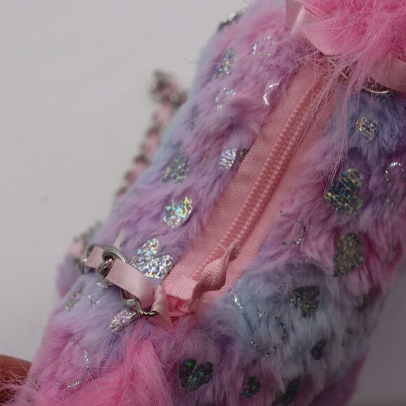 Toby Toys Unicorn Plush Bag Holo Hearts Chain Strap Plushcore Toycore Accessory - Picture 11 of 13